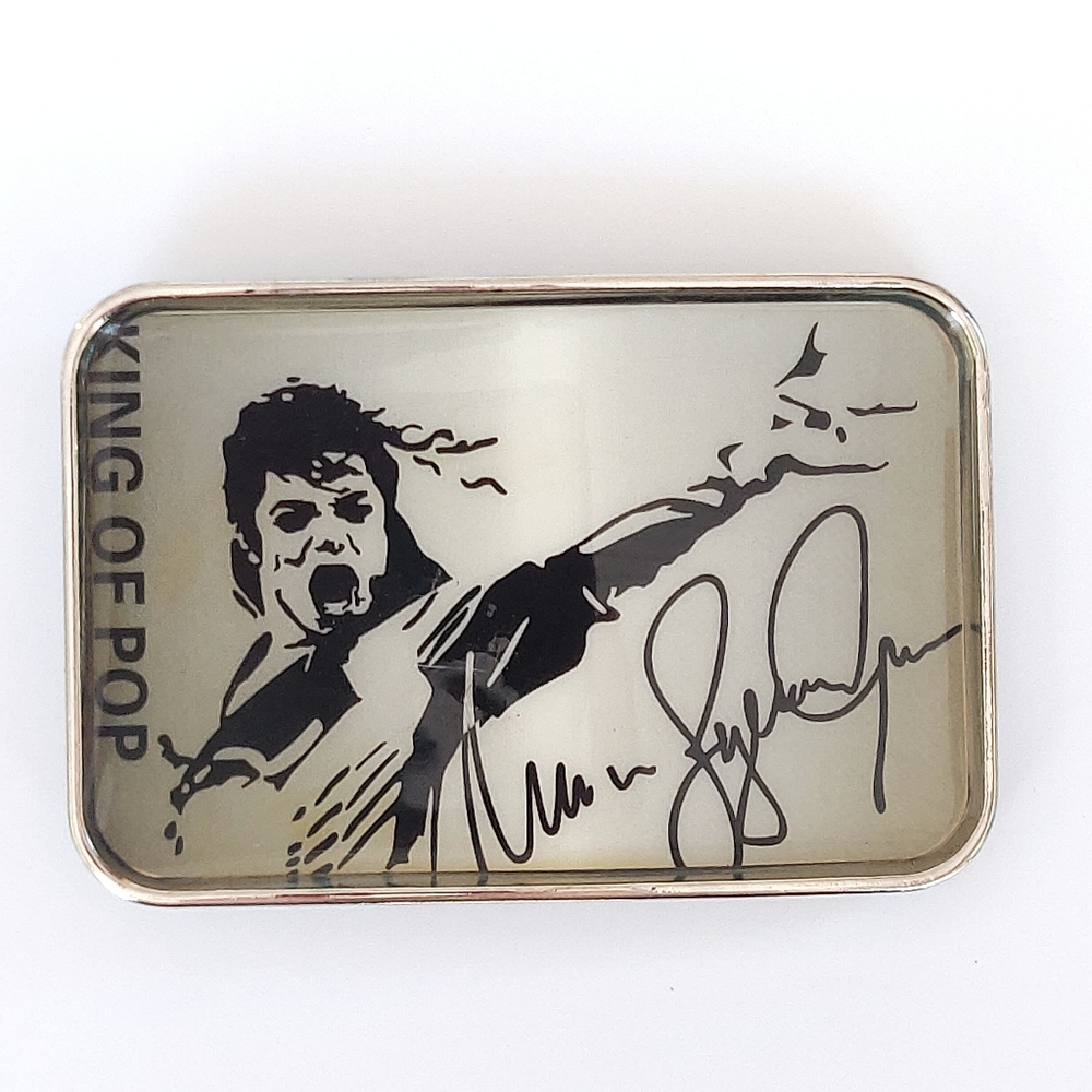 King of Pop Michael Jackson Metal Belt Buckle